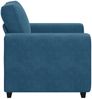 vidaXL Sessel Blau 100x77x82 cm Samt 4105256 Bild 5
