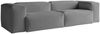 KAWOLA Sofa CELESTE 4-Sitzer Cord grau 72 x 114 x 302 cm Bild 3