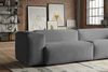 KAWOLA Sofa CELESTE 4-Sitzer Cord grau 72 x 114 x 302 cm Bild 5