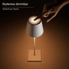 SIGOR LED Tischleuchte 2x Nuindie USB-C 380mm dünenbeige, Dimmbar, LED fest integriert, Warmweiß Bild 4