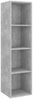 vidaXL 3-tlg. TV-Schrank-Set Betongrau Spanplatte [3079758] Bild 5