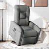 vidaXL Relaxsessel mit Aufstehhilfe Dunkelgrau Stoff 3303255 Bild 2