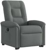 vidaXL Relaxsessel mit Aufstehhilfe Dunkelgrau Stoff 3303255 Bild 3