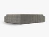 Micadoni Ecksofa Kendal 6-Sitzer Rechts Samt Magic Velvet Dunkelgrau Bild 3
