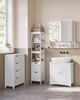 Vasagle Badmöbel-Set, 2 Badezimmerschränke, 1 Waschbeckenunterschrank, 1 Spiegelschrank Bild 2