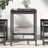 vidaXL Gartentisch Grau 82,5x82,5x110 cm Massivholz Kiefer 824083 Bild 3