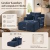 ANYSUN Sofa Cord-Schlafsofa mit 2 Kissen,Bequemes Einzelsitz-Bodensofa,Loungesofa, Relaxsessel Cord,Sessel,Loungesessel Cord,Lesesessel bequem, fur Wohnzimmer, Büro & Wohnung,Apartment,ohne Montage Bild 4