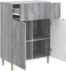 vidaXL Sideboard Graues Sonoma 66 x 34,5 x 90 cm Holzwerkstoff 894641 Bild 3