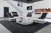Stoff Ecksofa Bianchi L Form - Strukturstoff - macchiato-schwarz - Links Bild 2