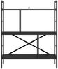 vidaXL Bücherregal Schwarz Eichen-Optik 75 x 30 x 91 cm Holzwerkstoff 883970 Bild 5