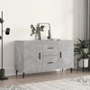 Sideboard, Kommode Betongrau 100x36x60 cm Holzwerkstoff j1147p Bild 2