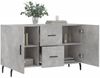 Sideboard, Kommode Betongrau 100x36x60 cm Holzwerkstoff j1147p Bild 4
