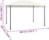 vidaXL Pavillon 384x281x270 cm Creme 180 g/m² 313921 Bild 5