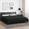 vidaXL Winterbettdecke Schwarz und Anthrazit 220 x 260 cm Mikrofaser 42025726 Bild 4