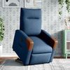 vidaXL Relaxsessel mit Aufstehhilfe Blau Stoff 3324012 Bild 2