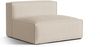 Micadoni Modul Nuria 2-Sitzer Strukturierter Stoff Beige Bild 2