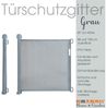 Treppenschutzrollo Absperrgitter Türschutzgitter Treppenschutzgitter Grau Bild 2