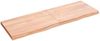vidaXL Wandregal Hellbraun 120x40x(2-4) cm Massivholz Eiche Behandelt 363694 Bild 2