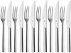 WMF 'Nuova' Steakbesteck, Edelstahl 18/10 silber, spülmaschinengeeignet, 12-tlg. Bild 2