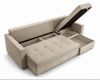 AX LIVING Ecksofa ELIF Beige mit Schlaffunktion L-Form, Sofa mit Bettkasten - Moderne Ecksofa, Wohnzimmer Ecksofa - Eckcouch Beige - Rechts Bild 3