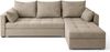 AX LIVING Ecksofa ELIF Beige mit Schlaffunktion L-Form, Sofa mit Bettkasten - Moderne Ecksofa, Wohnzimmer Ecksofa - Eckcouch Beige - Rechts Bild 2