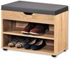 Kesper | Schuhschrank mit Sitzkissen, Material: Faserplatte, Maße: B60 x H45 cm x L30 cm, Farbe: Braun | 15924 13 Bild 2