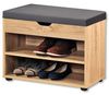 Kesper | Schuhschrank mit Sitzkissen, Material: Faserplatte, Maße: B60 x H45 cm x L30 cm, Farbe: Braun | 15924 13 Bild 4