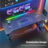 Klyvvo Schreibtisch Gaming Schreibtisch, Computertisch mit RGB LED Beleuchtung (1-St), Computer Tisch Gamingtisch Bild 4