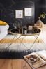 FineBuy Couchtisch, Glas Schwarz matt/ Metall Gold, Ø 82 cm Bild 5