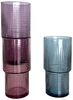LAV Helen COLOR Gläser-Set - 3-teilig, 400 ml, farbiges Riffle-Design Bild 2