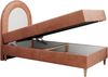 Kinderbett NEST, Boxspringbetten für Kinderzimmer, Jugendbett, Einzelbett mit Matratze 90 x 180 cm - Rosa Velvet - Topper T25 Bild 5