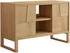 Vente-unique - MATARAM Waschbeckenmöbel Holz, Platte Beige - B 50 cm x H 80 cm x L 120 cm Bild 3