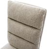 Drehstuhl Pela-Flex Webstoff Soft Beige Holzgestell kantig Natur 180° drehbar Taschenfederkern Bild 4