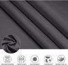 Duschvorhang 120x200 Wasserdicht Blickdicht Antischimmel Dunkelgrau (9er Bild 5