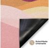 MuchoWow Fußmatte Berge - Abstrakt - Sonnenstrahlen - Rosa, Rechteckig, innen Schmutzfangmatte, Tür, Schmutzfänger Flur, Teppich 60x40 cm Bild 3