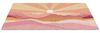 MuchoWow Fußmatte Berge - Abstrakt - Sonnenstrahlen - Rosa, Rechteckig, innen Schmutzfangmatte, Tür, Schmutzfänger Flur, Teppich 60x40 cm Bild 2