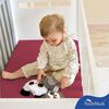 NatureMark 2er Pack Kinder JERSEY Spannbettlaken, Spannbetttuch 100% Baumwolle in vielen Größen und Farben MARKENQUALITÄT ÖKOTEX STANDARD 100 | 70x140 cm - bordeaux rot Bild 4