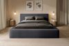 Polsterbett Doppelbett OMAHA 160x200cm Komplettset Stoff Euphoria Anthrazit Bild 2