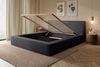 Polsterbett Doppelbett OMAHA 160x200cm Komplettset Stoff Euphoria Anthrazit Bild 3