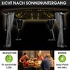 BRAST Alu-Pavillon Premium 3x4m grau festes Dach wasserdicht + Moskitonetz + LEDs Bild 5