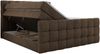 Boxspringbett ALTIVO KING DUO, Doppelbett mit Stauraum Multipocket-Matratze und Topper Bett mit Kopfteil, Fußteil - 180 x 200 cm - Braun Velvet - H3 Bild 5