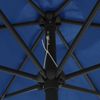 Sonnenschirm, Terrassenschirm mit LED-Beleuchtung und Alu-Mast 270 cm Azurblau Bild 5