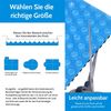 Pool Solarfolie 500 cm in blau Solarplane Solarheizung Abdeckplane Poolheizung Wärmeplane Ösen Bild 5