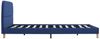 vidaXL Bettgestell Blau Stoff 140x200 cm [280878] Bild 4