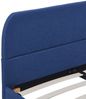 vidaXL Bettgestell Blau Stoff 140x200 cm [280878] Bild 5