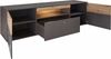 Lowboard COMO 210 cm Optik: Grau / Planked Eiche mit LED Beleuchtung Bild 4