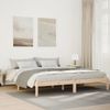 vidaXL Extra langes Massivholzbett ohne Matratze 200x220 Kiefernholz 852426 Bild 1
