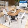 Albatros BOSA Samtstuhl Beige – 2er-Set Esszimmerstühle im modernen Retro-Design, gepolstert & ergonomisch, DEKRA-geprüft, pflegeleichter Bezug Bild 2