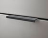 Hochschrank >Denver< 2 Türen, 1 Schublade, grau / evoke eiche Dekor - 38x195x32cm (BxHxT) Bild 5