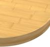 vidaXL Tischplatte Ø60x4 cm Bambus 352688 Bild 3